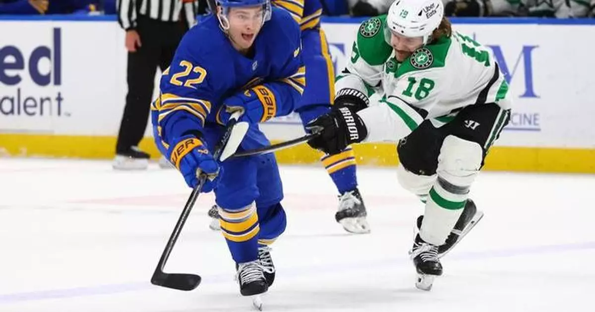 Wyatt Johnston seals Stars' regular season-ending 4-3 shootout win over Sabres