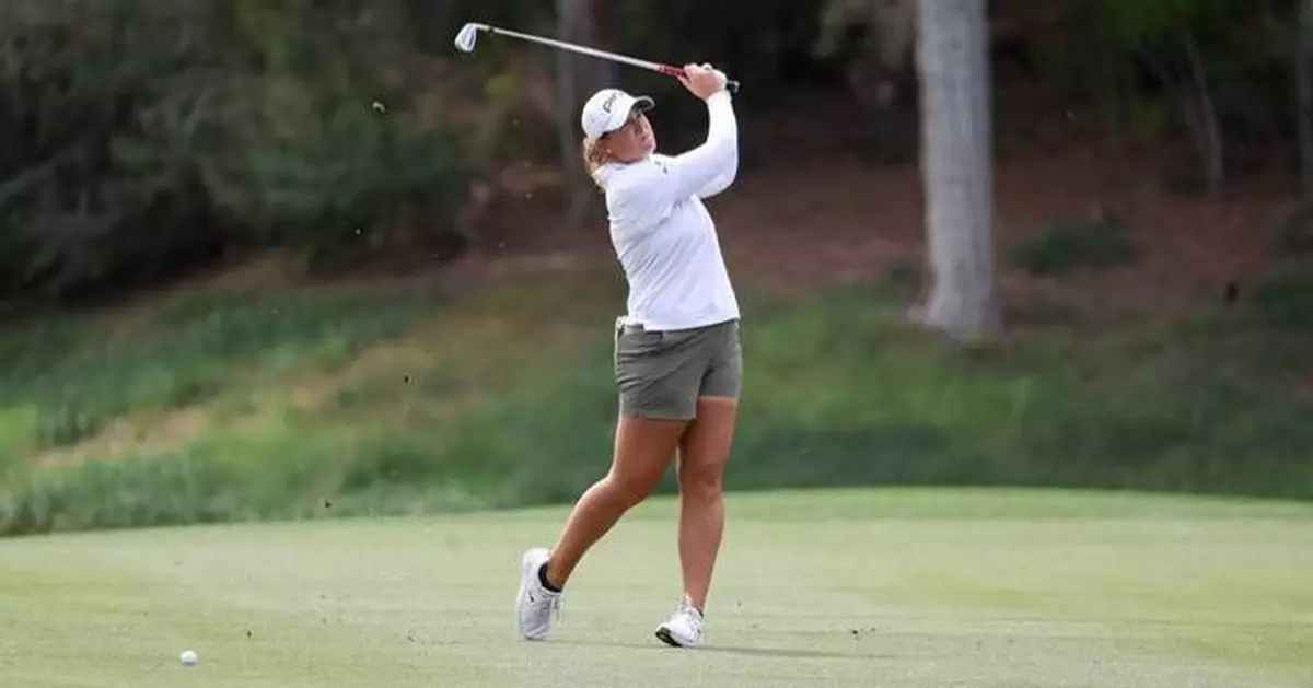 Lauren Coughlin surges through gusty round for a 5-shot lead at Shadow Creek