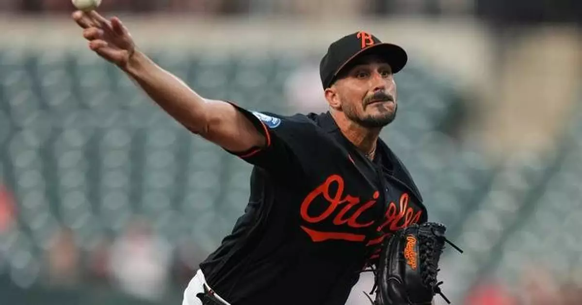 Orioles' RHP Zach Eflin leaves in the 4th inning with right elbow discomfort