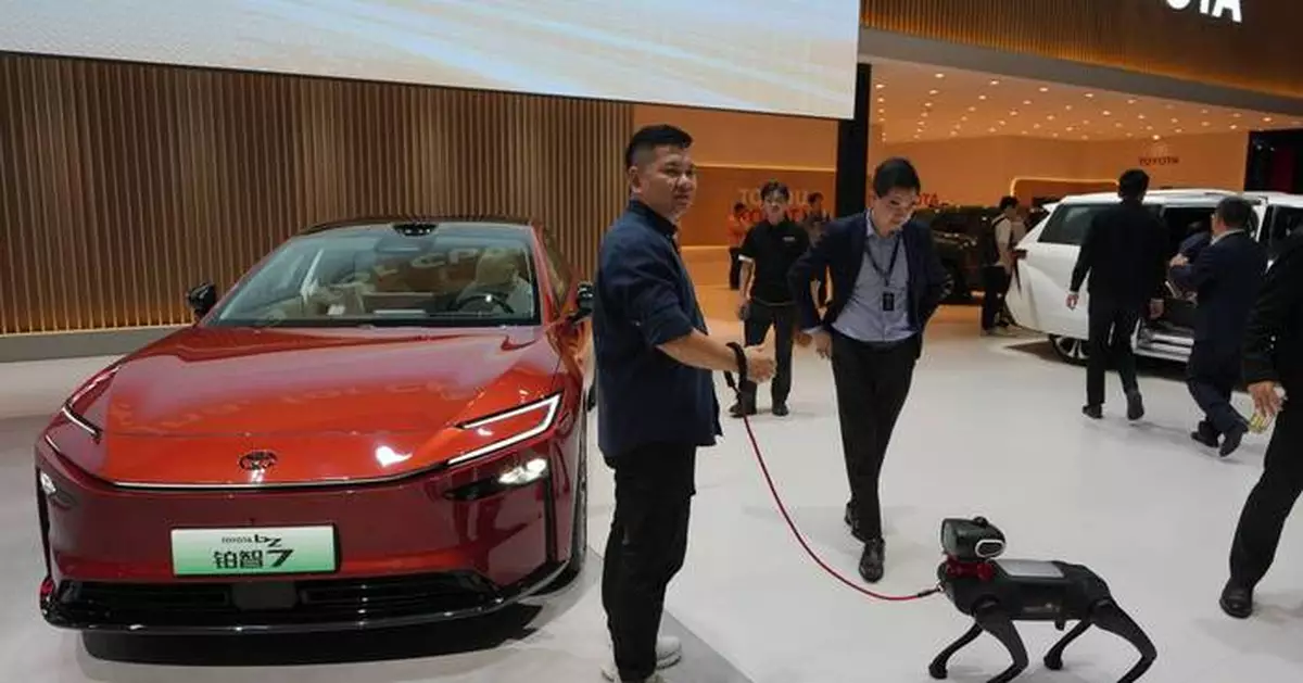 At Beijing auto show, Chinese carmakers flaunt new technologies as global competition heats up