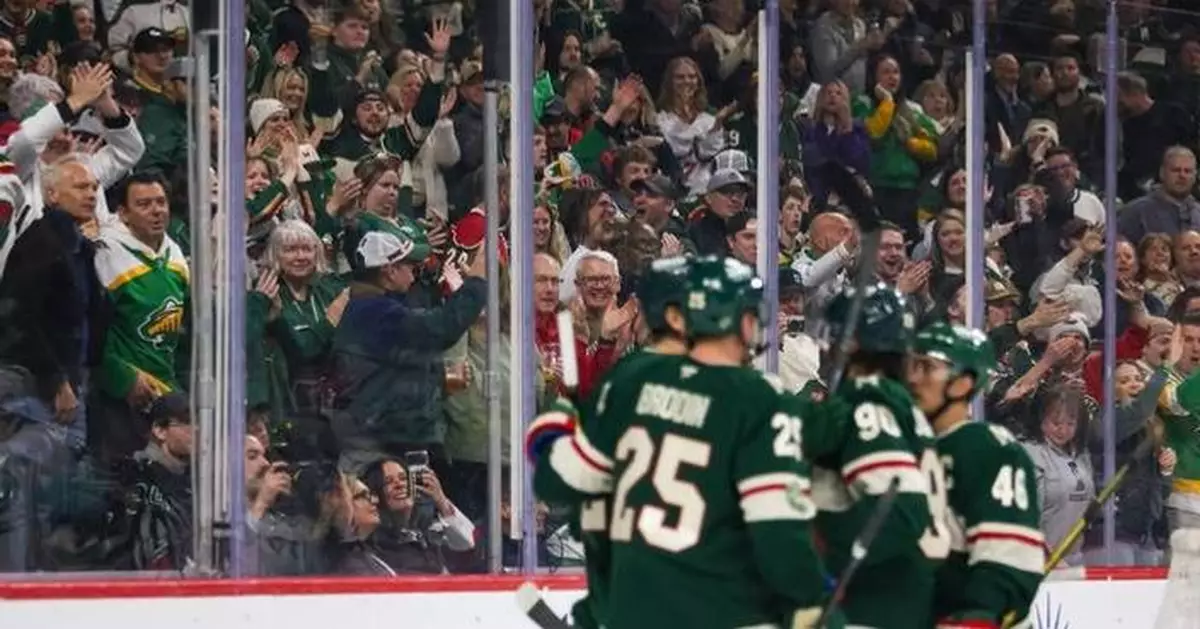 Wild beat skidding Kraken 5-2 for 4th straight win, setting up showdown with Stars