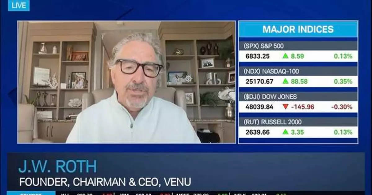 VENU CEO JW Roth Spotlighted on Schwab Network, Sharing Record Sales, $307 Million Balance Sheet Growth, and Exclusively Previewing Upcoming National Media Campaign with Troy Aikman