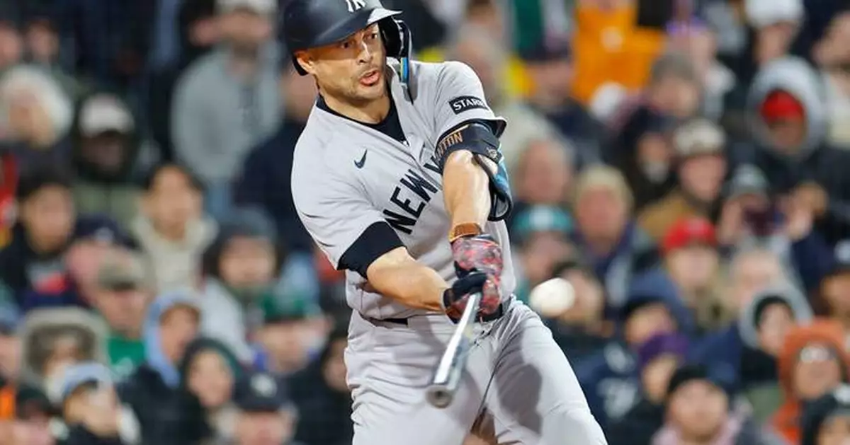 Yankees slugger Giancarlo Stanton (calf) out of lineup vs. Astros and could land on injured list