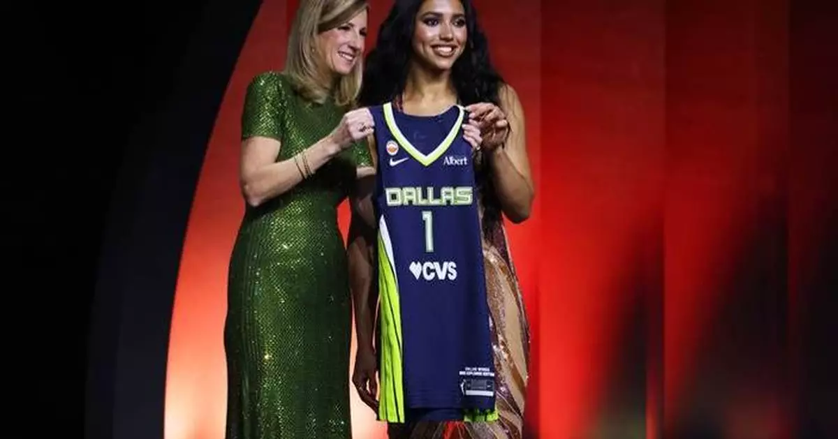 The Latest: Azzi Fudd goes No. 1, Valkyries trade Flau’jae Johnson