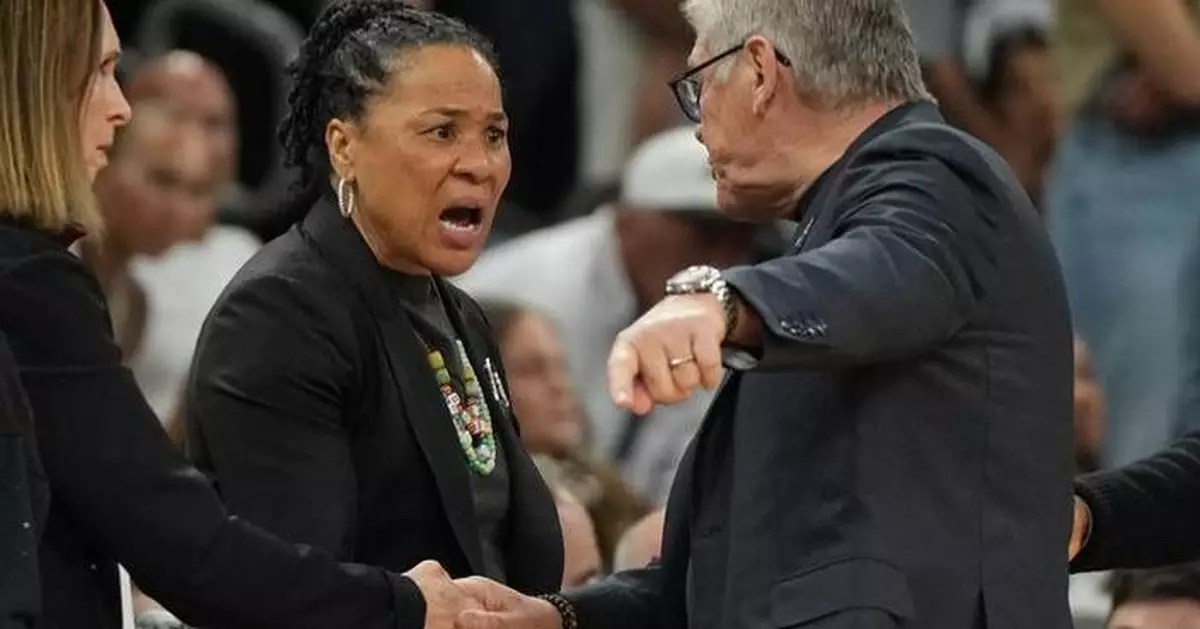 South Carolina's Staley says it is time to move past her Final Four skirmish with UConn's Auriemma