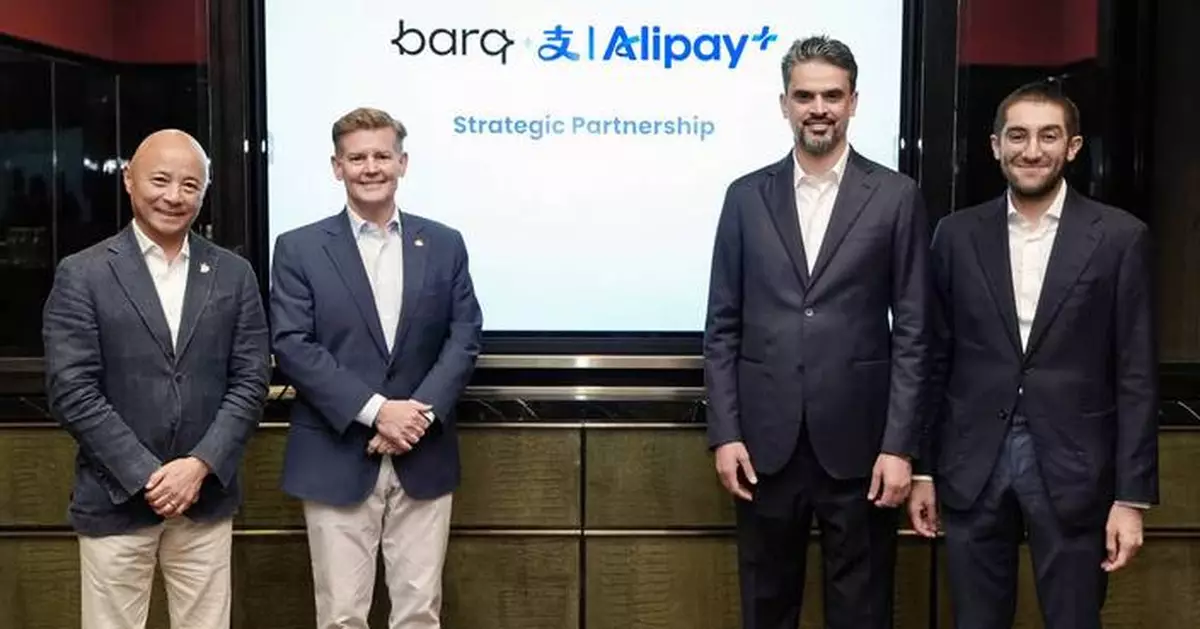 “barq” Launches Global Cross-Border QR Payments via Alipay+