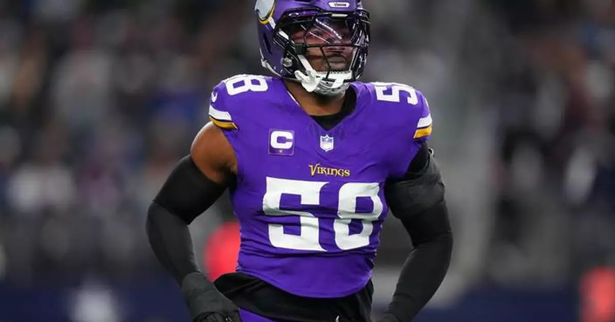 Vikings trade edge rusher Jonathan Greenard to the Eagles for a pair of 3rd-round draft picks