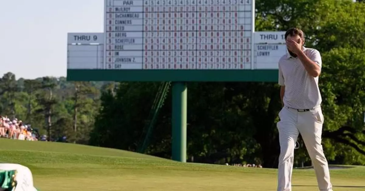 It's a boy! Scottie Scheffler arrives at Masters with 9-day-old son and a game he hopes is ready