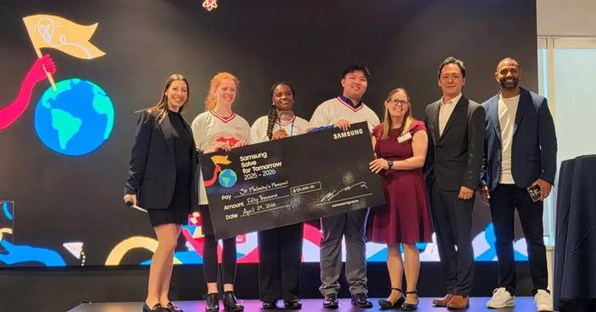 Samsung Canada Announces Winners of the 2025-2026 Solve for Tomorrow Contest