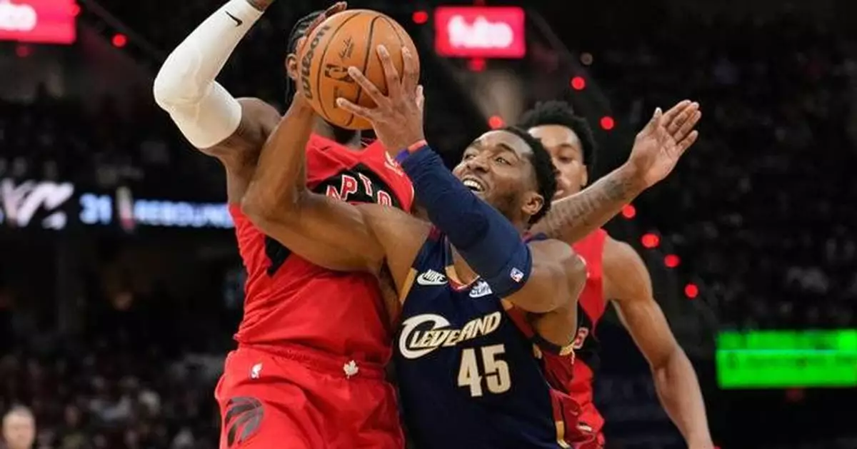 Cavaliers' big 3 of Mitchell, Harden and Mobley come up big in Game 2 win over Raptors