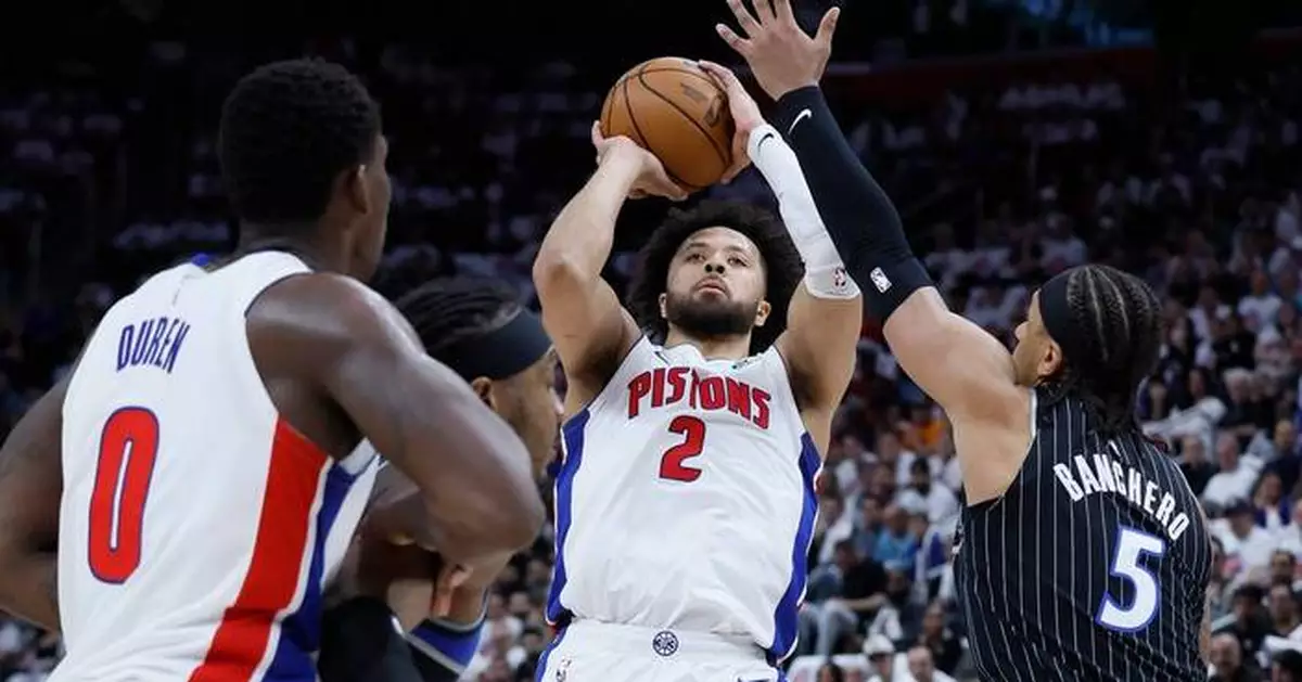 Pistons beat Magic 98-83 in Game 2 to even series and end NBA's longest home playoff losing streak