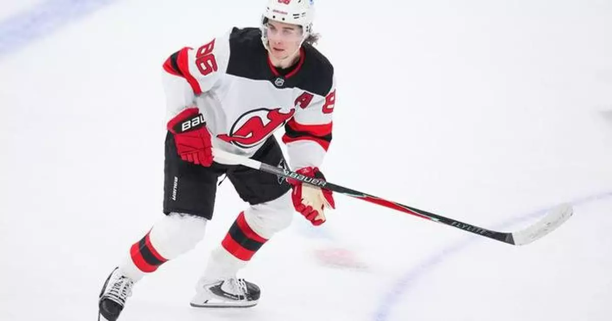 Jack Hughes' 5-point game powers the Devils to a 7-3 win over the Capitals