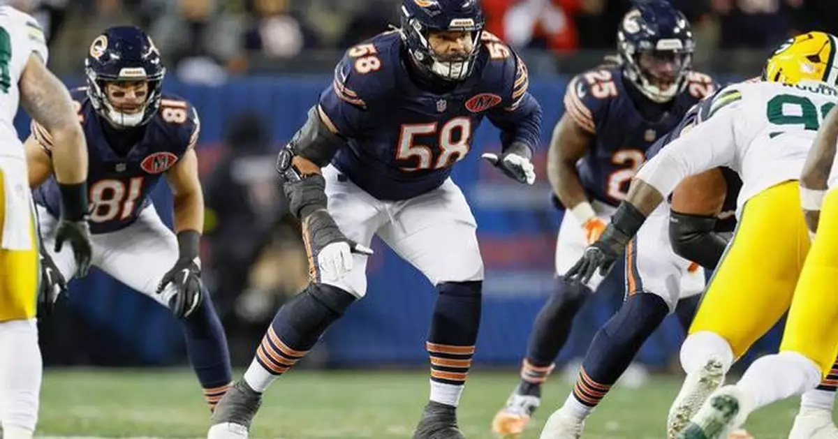Chicago Bears exercise fifth-year option for 2027 on right tackle Darnell Wright's contract