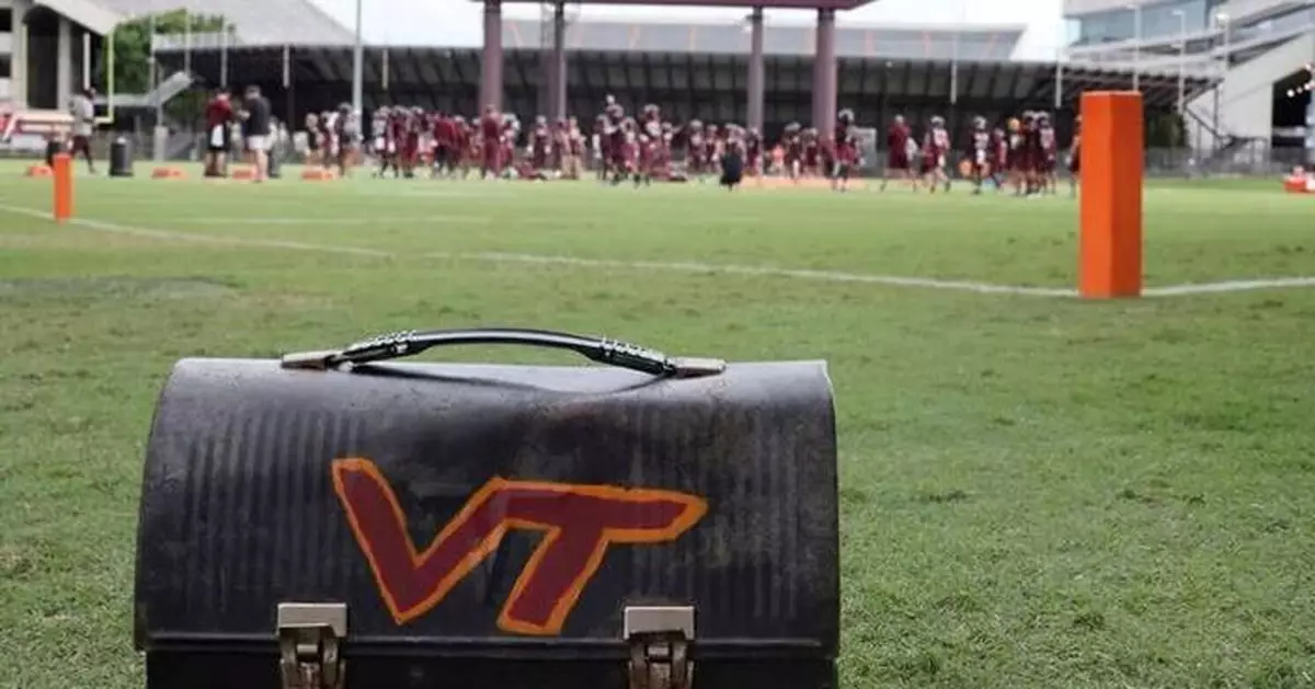 Skydiver gets rescued after crashing into scoreboard before Virginia Tech spring game