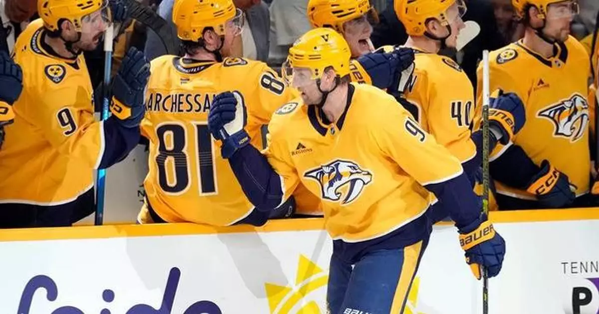 Stamkos leads Predators past Wild 2-1, locking Minnesota into the West’s third seed