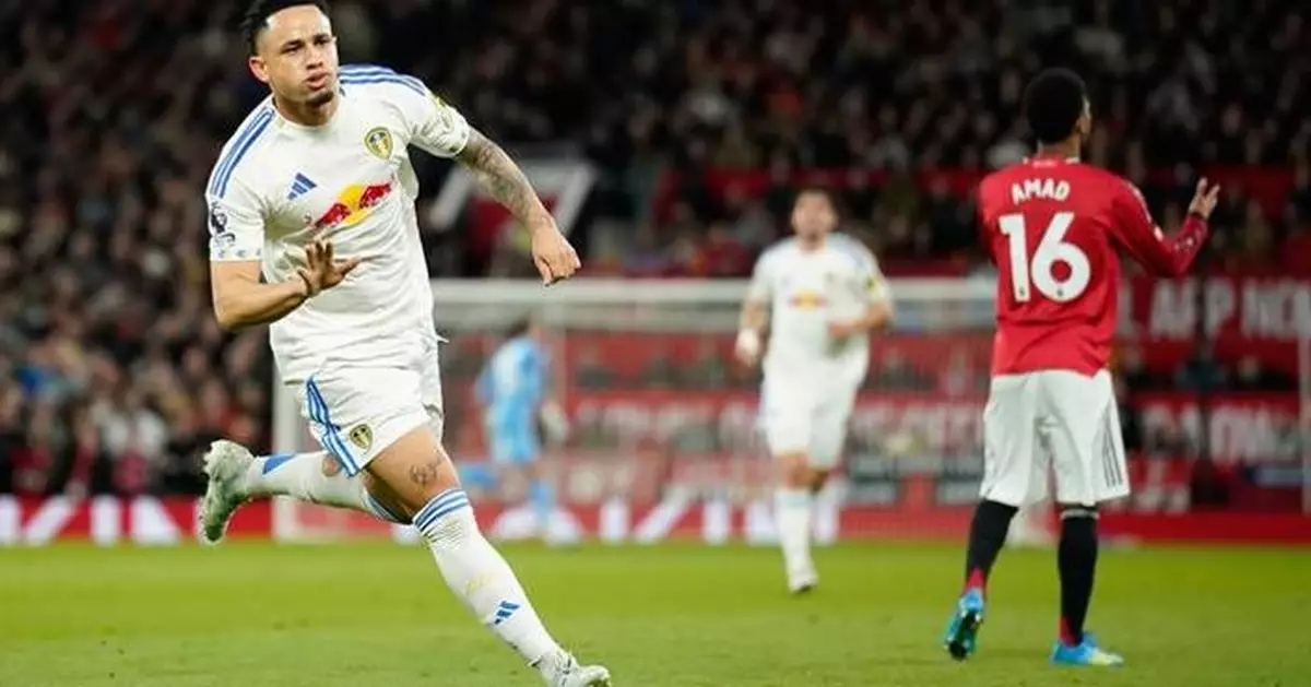 Okafor decisive double helps Leeds win thrilling encounter at Old Trafford