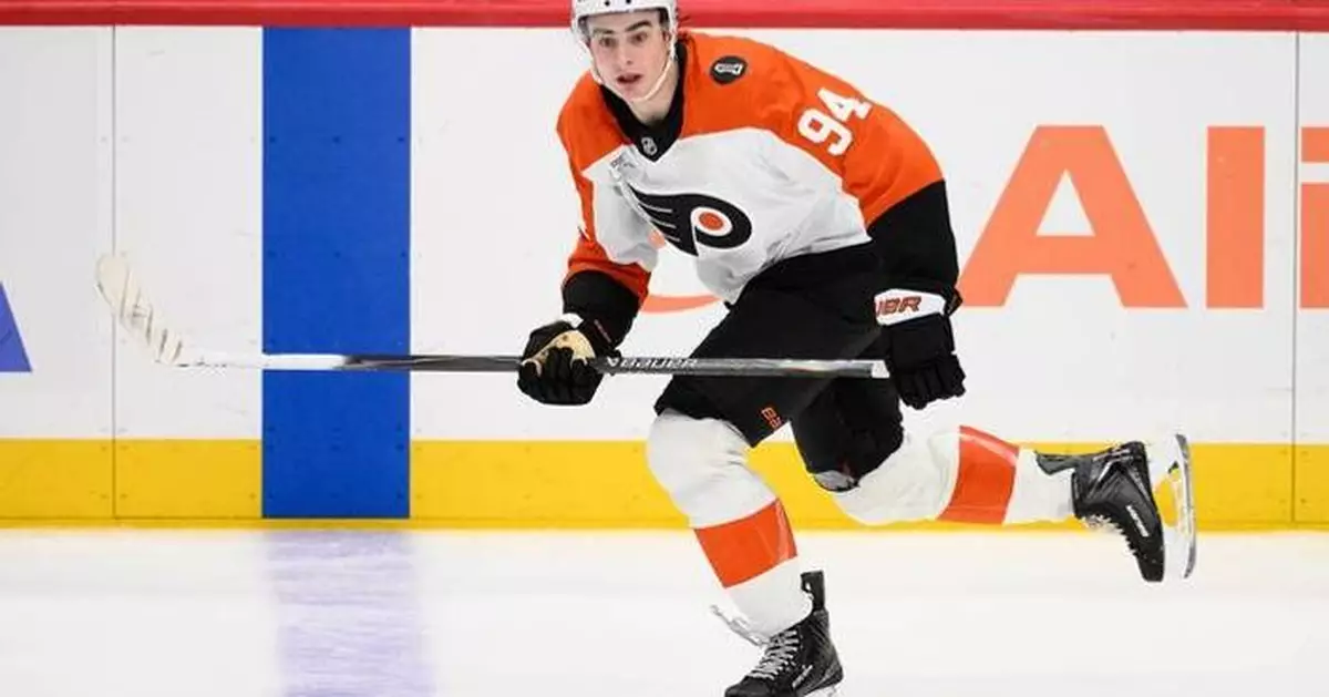 At just 19 years old, rookie Porter Martone is already pushing the Flyers toward a playoff run