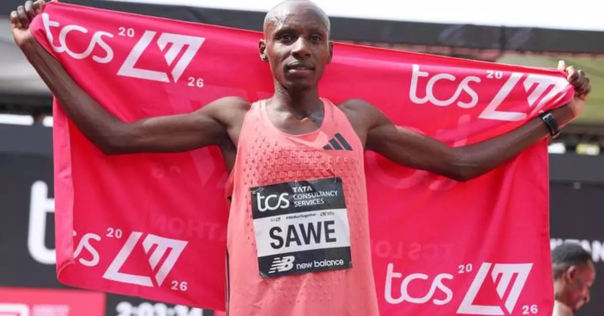 Sabastian Sawe breaks fabled 2-hour barrier in the marathon to shatter world record by 65 seconds