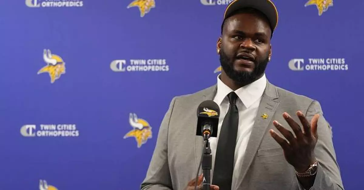 Vikings go big on defense in the NFL draft, particularly up front
