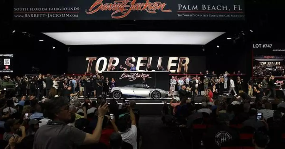 Barrett-Jackson Celebrates Palm Beach Auction’s History-Making Vehicle Sales, Including 2016 Pagani Huayra for $3.19 Million, Achieves More Than $48.5 Million in Sales with 100% Sell-Through, Raises $1.635 Million for Charity