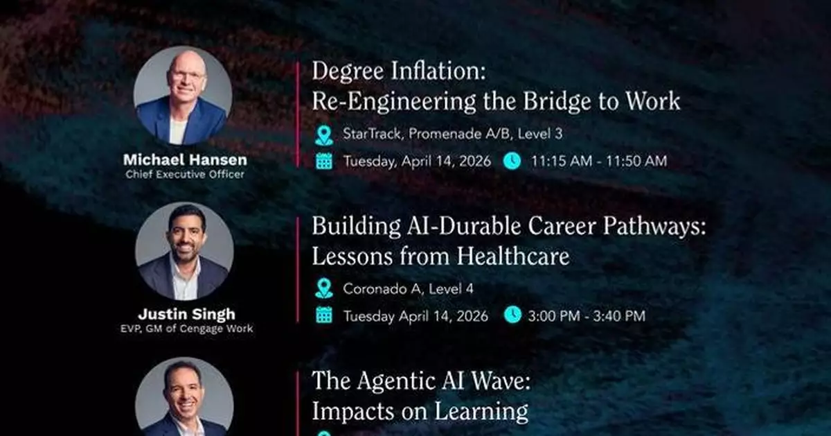 Cengage Explores AI’s Role in Creating Career-Ready Learning Pathways at ASU+GSV Summit 2026