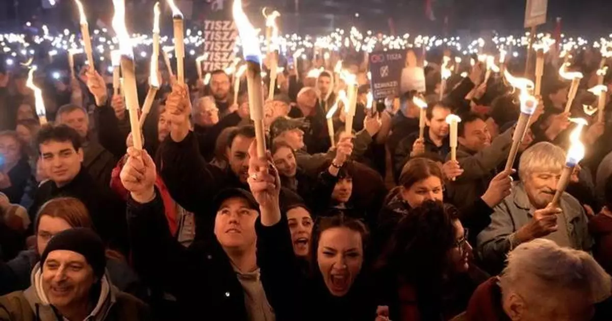 Hungarian election rivals Orbán and Magyar make final push for votes on eve of poll