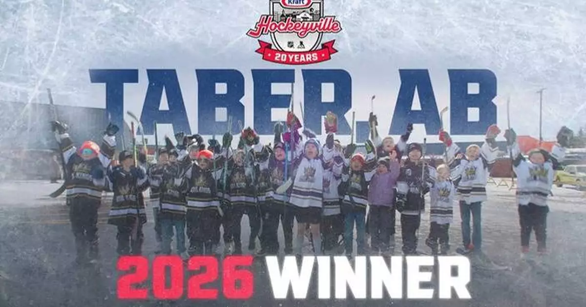 Taber, AB Named Winner of Kraft Hockeyville 2026