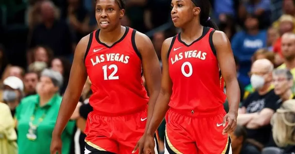 Las Vegas Aces set to bring back title-winning core of Gray, Young and Loyd, AP sources say
