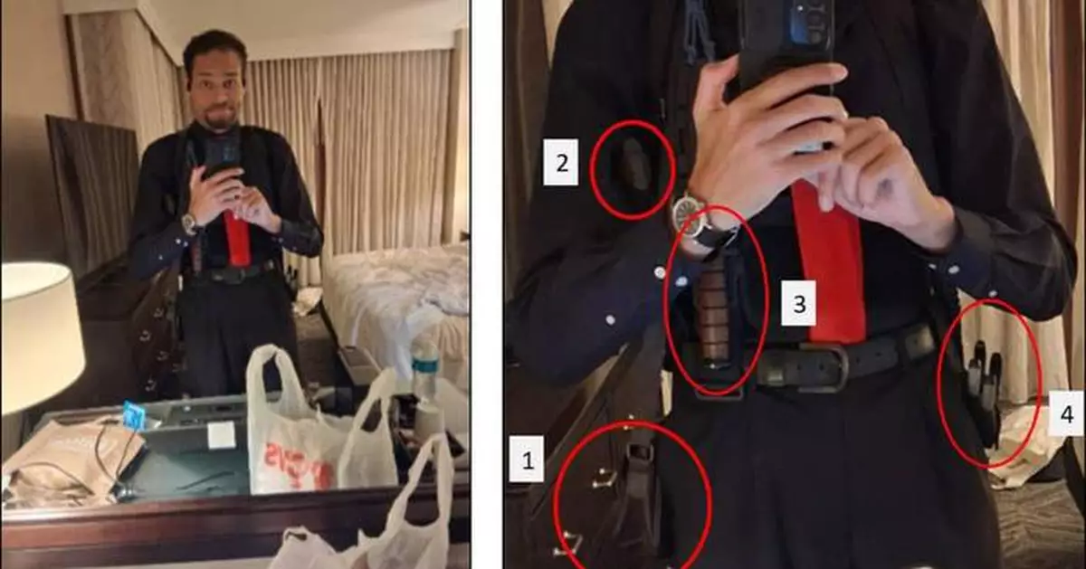 Man charged with trying to kill Trump at dinner took photo with knife in hotel, investigators say