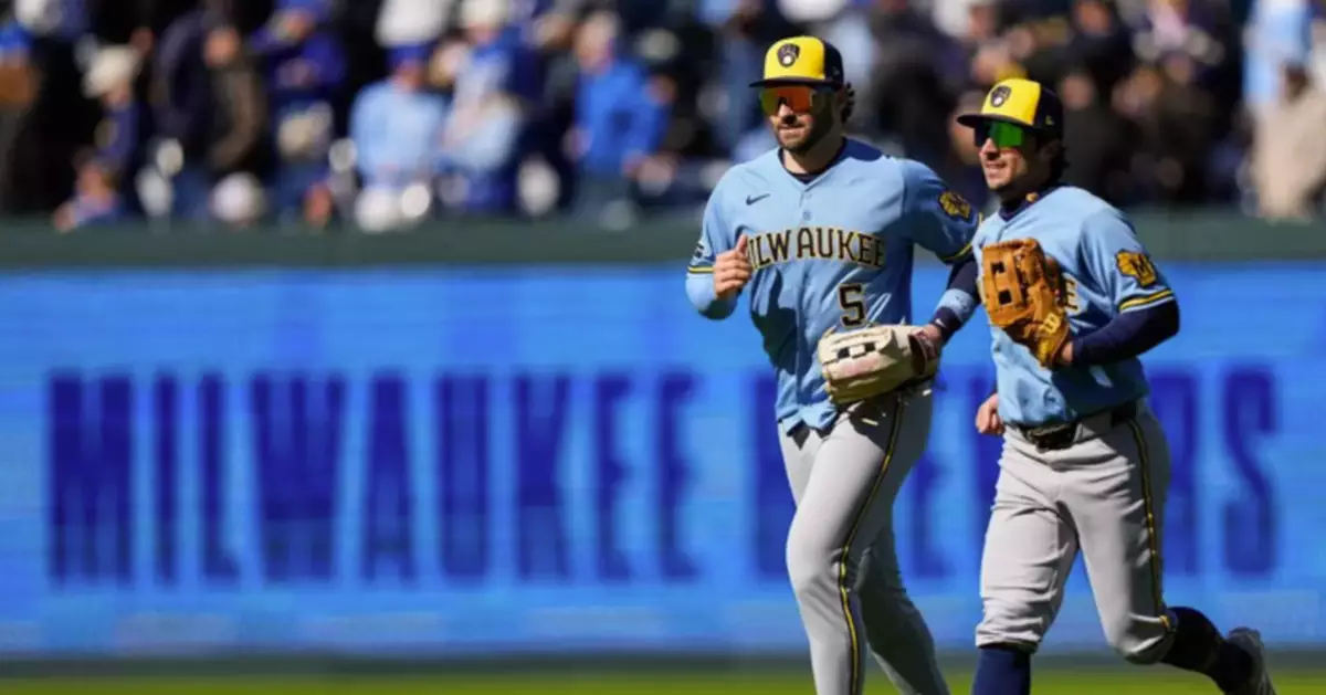 Sal Frelick leaves Brewers' second game against Royals with left side tightness