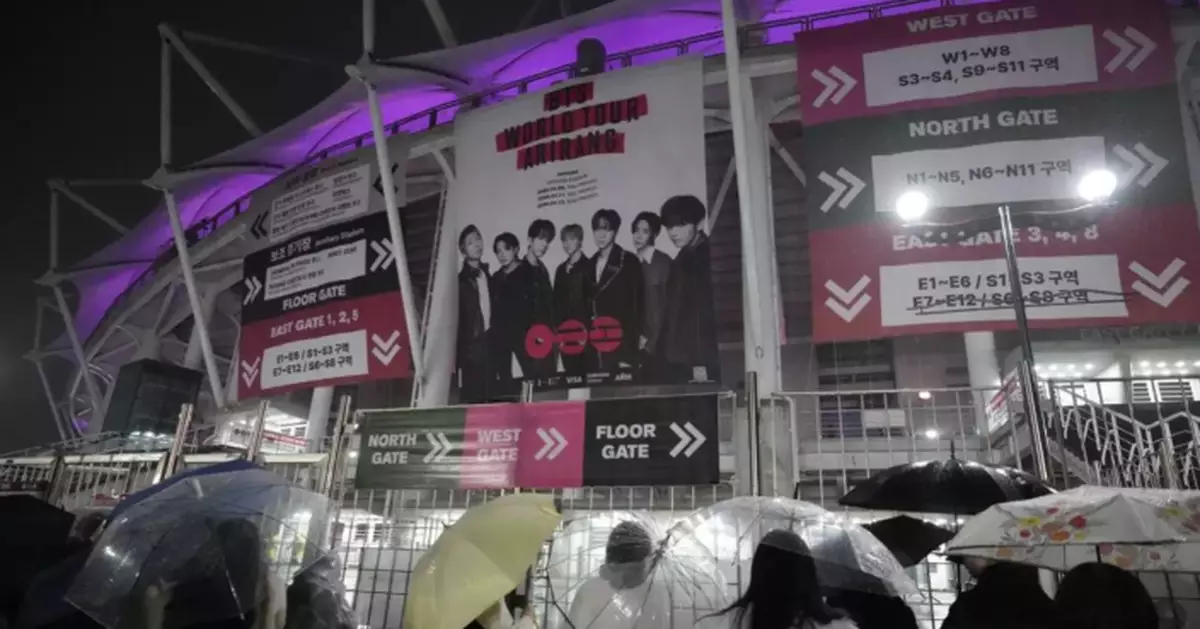 BTS opens world tour in South Korea after hiatus for military service
