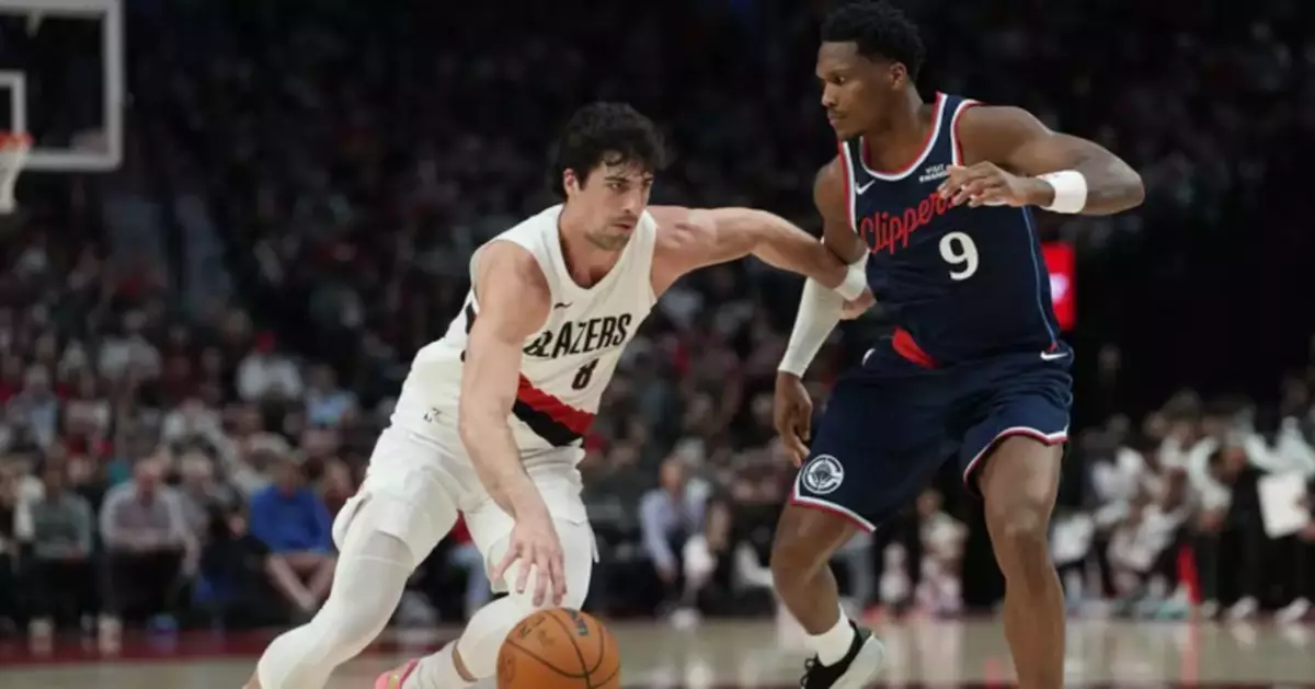 Avdija erupts for 35 as Trail Blazers pull away from Clippers