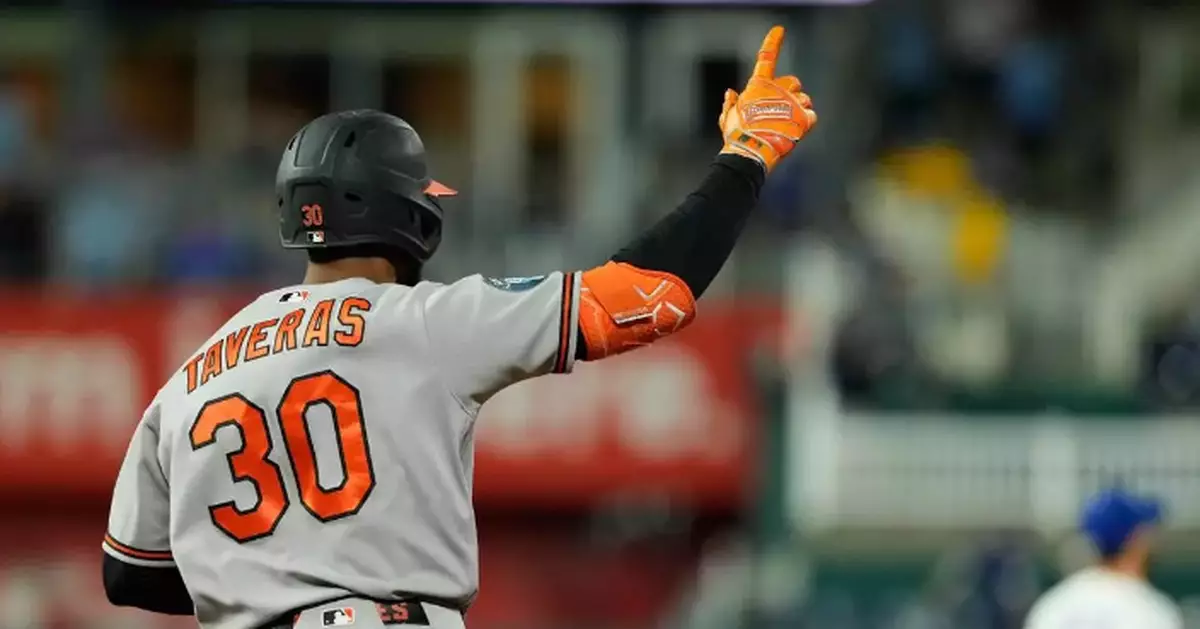 Leody Taveras hits first career grand slam and Orioles hold on for wild 7-5 win over Royals in 12