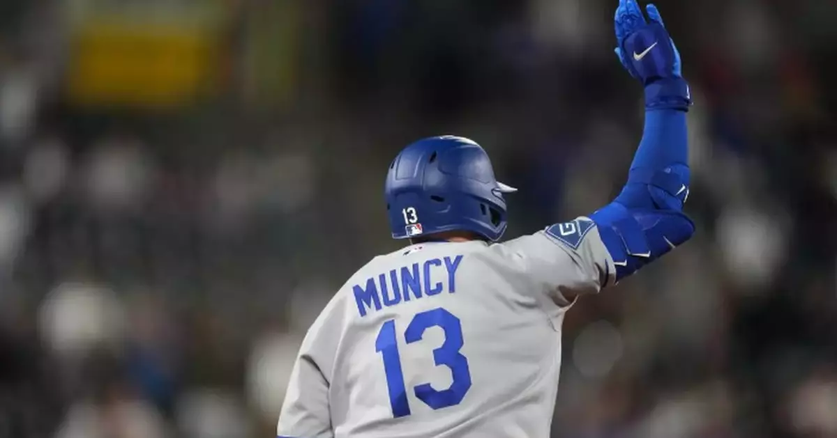 Muncy, Rushing both homer twice as Dodgers rout Rockies 12-3 behind Wrobleski to split 4-game set