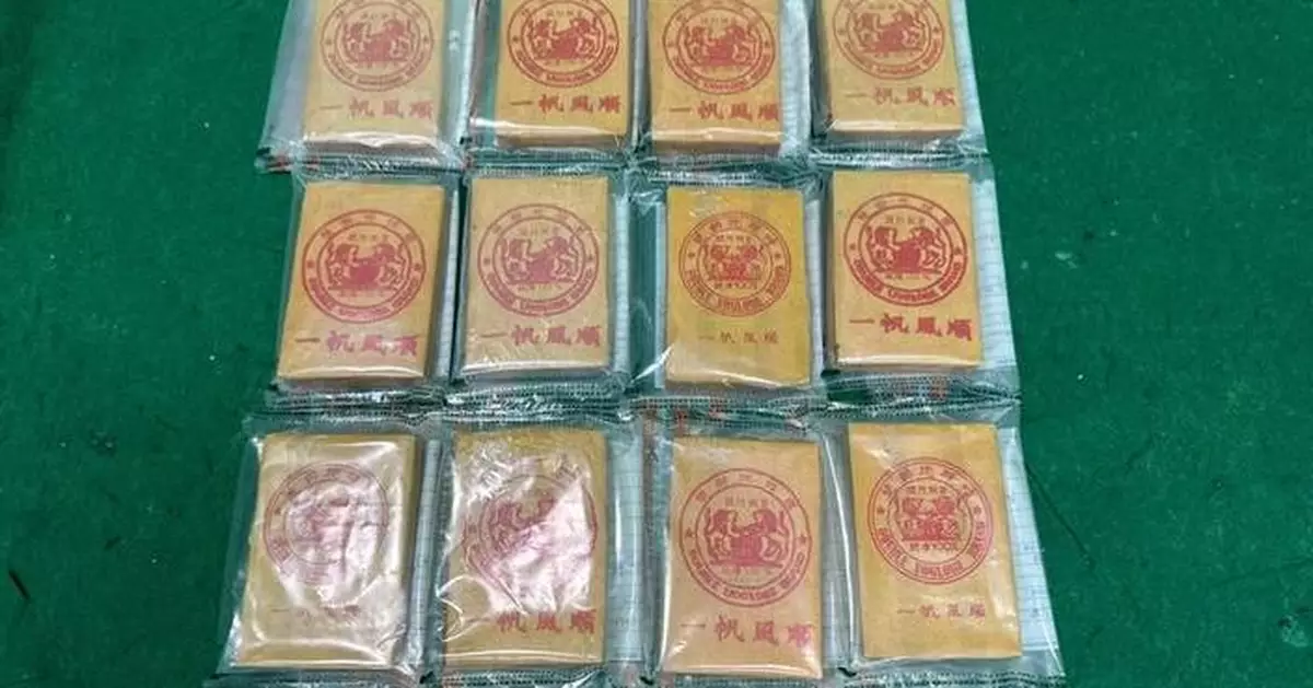 Hong Kong Customs Seizes 4.4 kg of Heroin Worth $2.9 Million at Airport, Arrests 20-Year-Old Passenger.