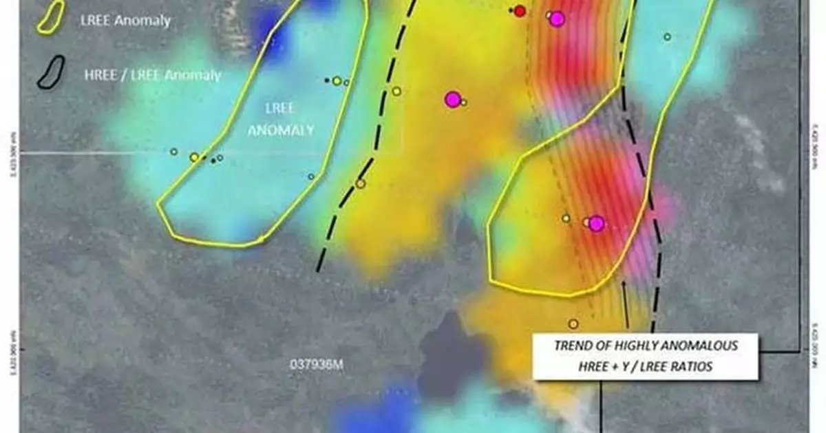 Lomiko Metals Continues to Expand on Newly Discovered REE Anomalies at the Yellow Fox Critical Metals/REE Property Located in Central Newfoundland