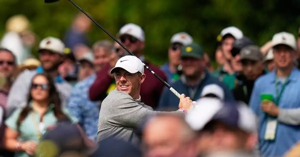 Rory McIlroy is taking a champion's victory lap at Augusta National ahead of his Masters defense