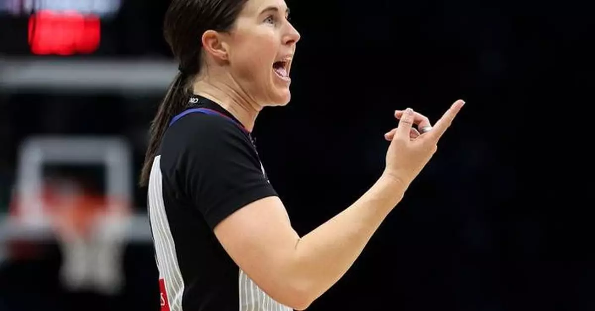 Natalie Sago becomes 3rd woman ever picked to referee NBA playoff games