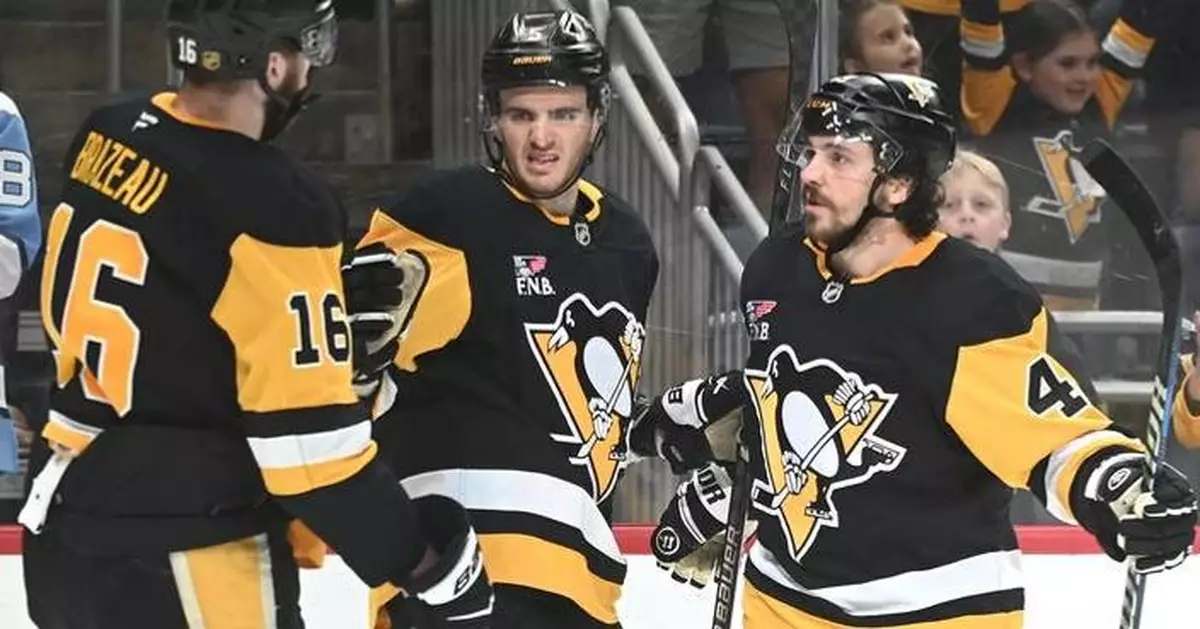 Malkin has 14th career hat trick, Penguins rout Panthers 9-4 to end Florida's bid for a 3-peat