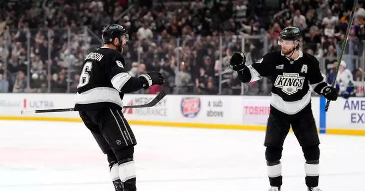 Adrian Kempe scores twice, Kings top Canucks 4-1 to move back into Western Conference wild card spot