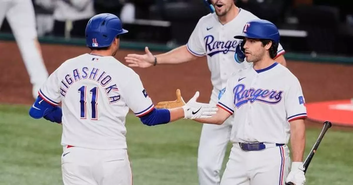 Kyle Higashioka homers as Rangers beat George Kirby for 1st time in 3-2 win over Mariners