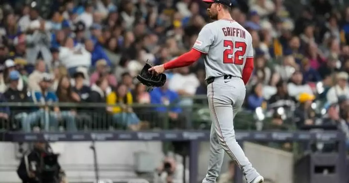 Nationals get strong outing from Griffin, hold off late Brewers rally to win 3-1
