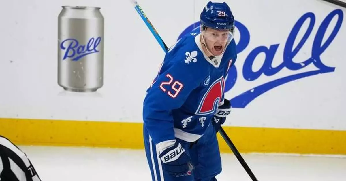 Avs forward Nathan MacKinnon becomes 1st to 50 goals this season with early score against Canucks