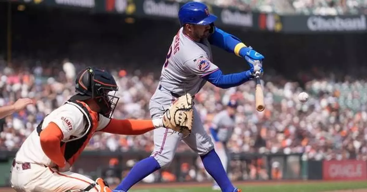 Torrens' pinch-hit double keys Mets' 4-run 8th as New York knocks off the Giants again, 5-2