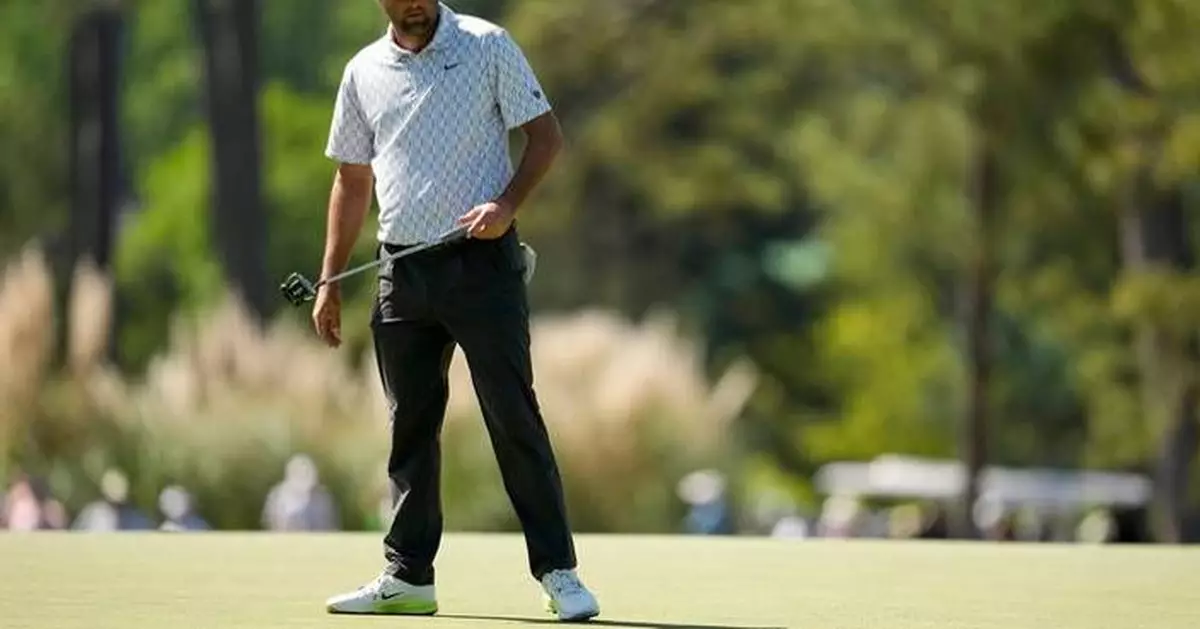 Scheffler moves up with a 65 at the Masters and probably needs something similar to contend Sunday