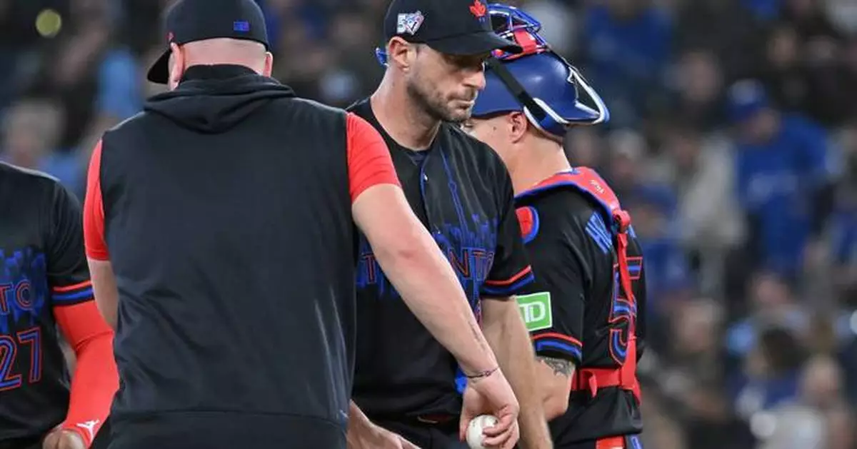 Toronto's Max Scherzer on injured list with right forearm tendinitis and left ankle inflammation