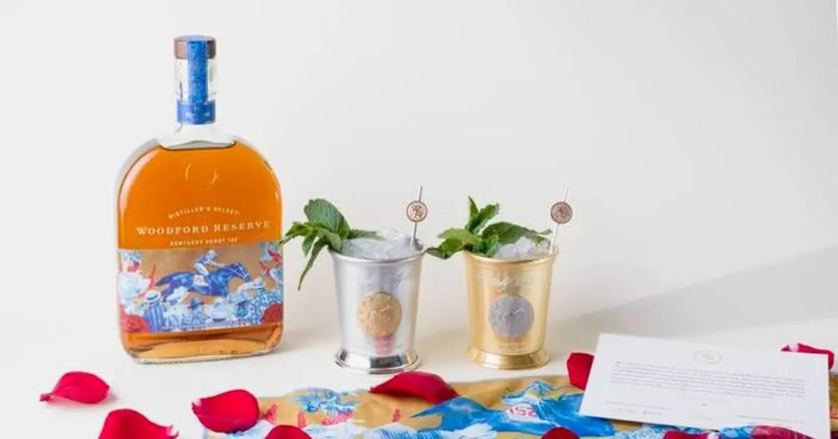 Woodford Reserve Unveils $5,000 Mint Julep Cup Program for Kentucky Derby 152