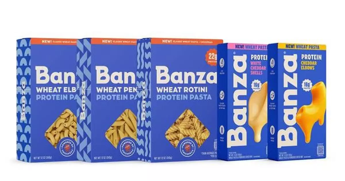 Banza Launches the First No Compromises Wheat Protein Pasta, Powered by Chickpeas