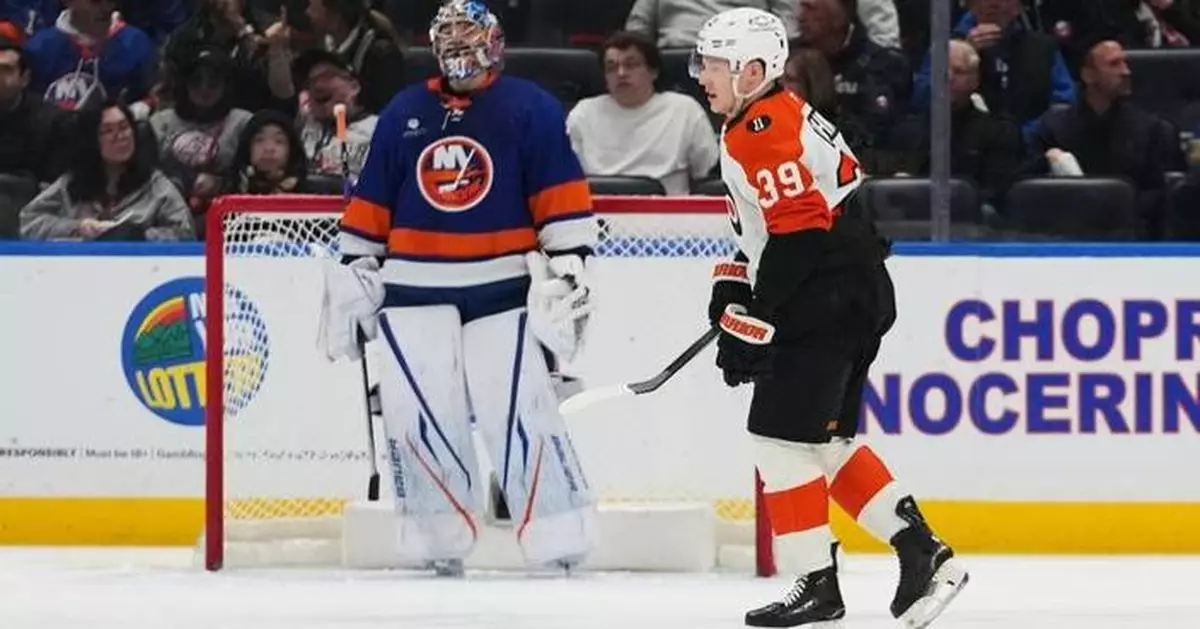 Matvei Michkov has a goal, 2 assists as the Flyers beat the Islanders 3-1