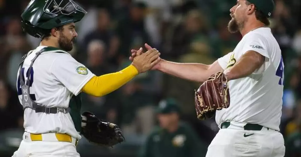 Langeliers, Wilson hit HRs as Athletics beat Rangers 6-5, sit atop AL West for 1st time since 2021